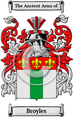 Broyles Family Crest Download (JPG) Heritage Series - 600 DPI