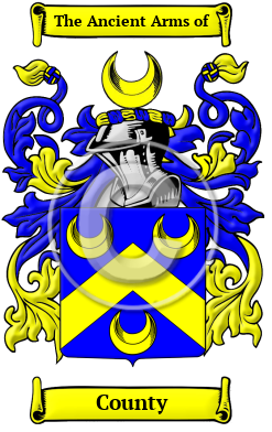 County Family Crest Download (JPG) Heritage Series - 600 DPI