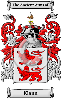 Klann Family Crest Download (JPG) Heritage Series - 600 DPI