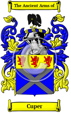 Cuper Family Crest Download (JPG) Heritage Series - 600 DPI