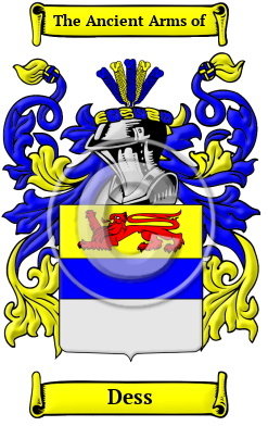 Dess Family Crest Download (JPG) Heritage Series - 600 DPI