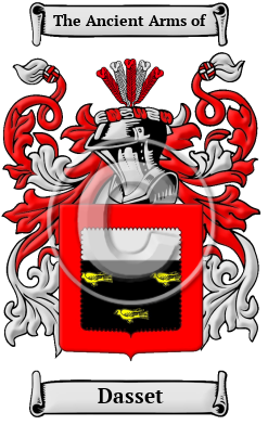 Dasset Family Crest Download (JPG) Heritage Series - 600 DPI