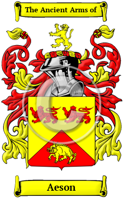 Aeson Family Crest Download (JPG) Heritage Series - 600 DPI