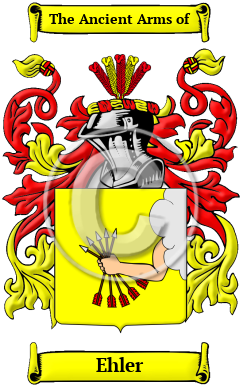 Ehler Family Crest Download (JPG) Heritage Series - 600 DPI