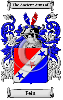 Fein Family Crest Download (JPG) Heritage Series - 600 DPI