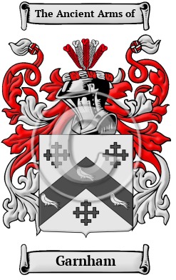 Garnham Family Crest Download (JPG) Heritage Series - 600 DPI