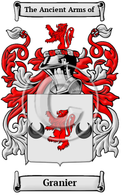 Granier Family Crest Download (JPG) Heritage Series - 600 DPI