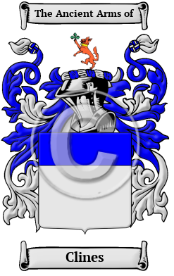 Clines Family Crest Download (JPG) Heritage Series - 600 DPI