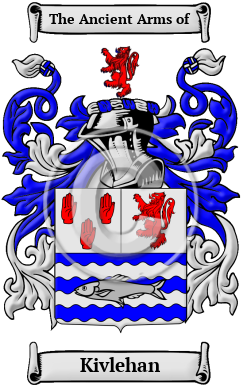 Kivlehan Family Crest Download (JPG) Heritage Series - 600 DPI