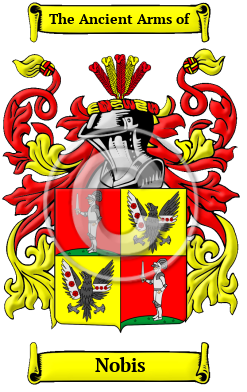 Nobis Family Crest Download (JPG) Heritage Series - 600 DPI