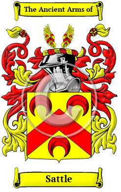 Sattle Family Crest Download (JPG) Heritage Series - 600 DPI