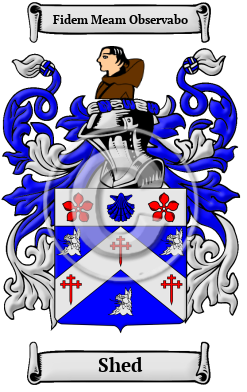Shed Family Crest Download (JPG) Heritage Series - 600 DPI