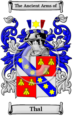 Thal Family Crest Download (JPG) Heritage Series - 600 DPI