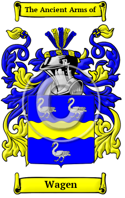 Wagen Family Crest Download (JPG) Heritage Series - 600 DPI