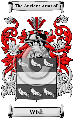 Wish Family Crest Download (JPG) Heritage Series - 600 DPI