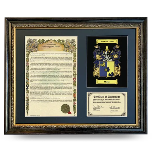 Embroidered Coat of Arms and History - Heirloom