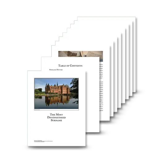 Coat of Arms and Extended History (Letter - No Background)