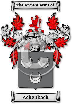 Achenbach Family Crest Download (jpg) Legacy Series - 150 DPI