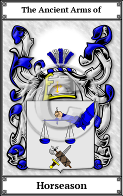 Horseason Family Crest Download (JPG)  Book Plated - 150 DPI