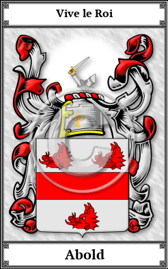 Abold Family Crest Download (JPG)  Book Plated - 150 DPI