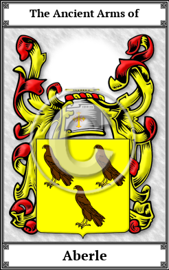 Aberle Family Crest Download (JPG)  Book Plated - 150 DPI