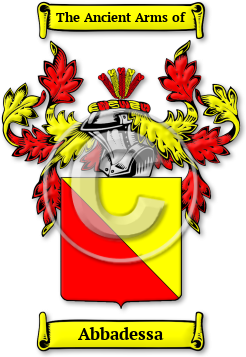 Abbadessa Family Crest Download (JPG) Legacy Series - 600 DPI