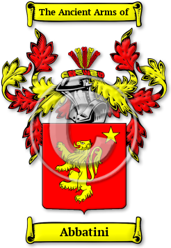 Abbatini Family Crest Download (jpg) Legacy Series - 150 DPI