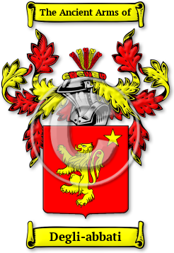 Degli-abbati Family Crest Download (jpg) Legacy Series - 150 DPI