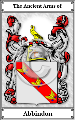 Abbindon Family Crest Download (JPG)  Book Plated - 150 DPI