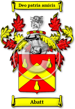 Abatt Family Crest Download (jpg) Legacy Series - 150 DPI