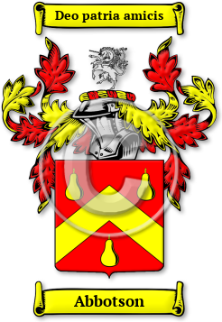 Abbotson Family Crest Download (jpg) Legacy Series - 150 DPI