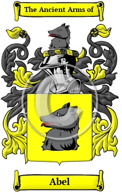 Abel Family Crest Download (JPG) Heritage Series - 600 DPI