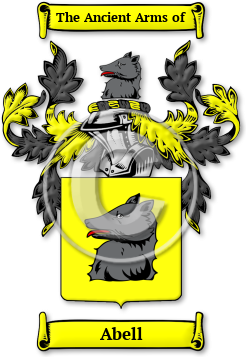 Abell Family Crest Download (JPG) Legacy Series - 300 DPI