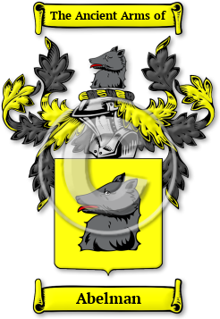 Abelman Family Crest Download (jpg) Legacy Series - 150 DPI