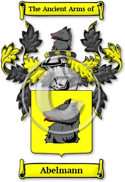 Abelmann Family Crest Download (jpg) Legacy Series - 150 DPI