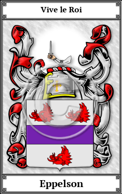 Eppelson Family Crest Download (JPG)  Book Plated - 150 DPI