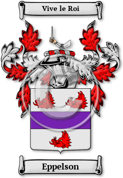 Eppelson Family Crest Download (jpg) Legacy Series - 150 DPI