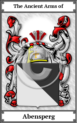 Abensperg Family Crest Download (JPG)  Book Plated - 150 DPI