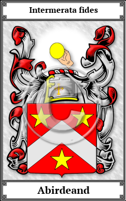 Abirdeand Family Crest Download (JPG)  Book Plated - 150 DPI