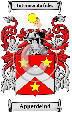 Apperdeind Family Crest/Coat of Arms