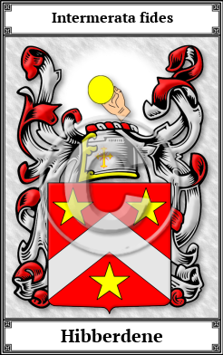 Hibberdene Family Crest Download (JPG)  Book Plated - 150 DPI