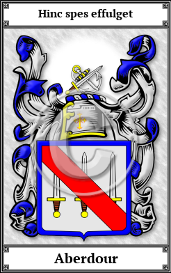 Aberdour Family Crest Download (JPG)  Book Plated - 150 DPI