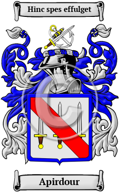 Apirdour Family Crest/Coat of Arms