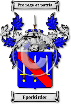 Eperkirder Family Crest Download (jpg) Legacy Series - 150 DPI