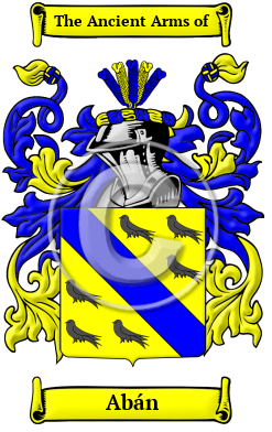 Abán Family Crest Download (JPG) Heritage Series - 300 DPI