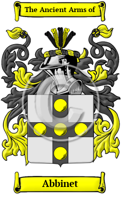 Abbinet Family Crest/Coat of Arms