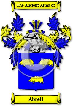 Abrell Family Crest Download (jpg) Legacy Series - 150 DPI