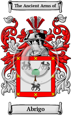 Abrigo Family Crest/Coat of Arms