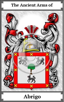 Abrigo Family Crest Download (JPG)  Book Plated - 150 DPI