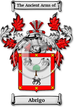 Abrigo Family Crest Download (jpg) Legacy Series - 150 DPI